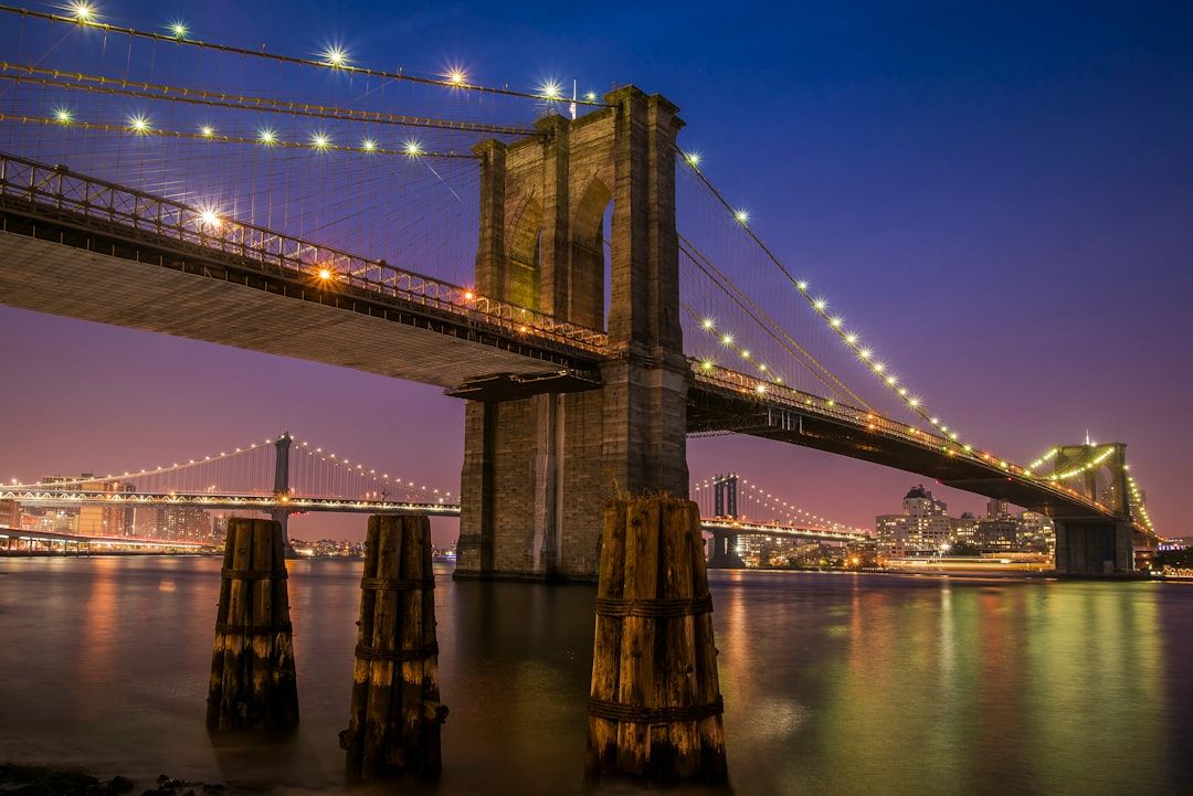brooklyn bridge new york sunrise walk skyline accommodation